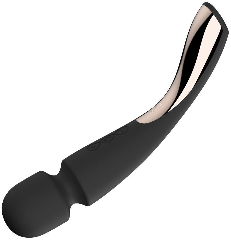 Lelo Smart Wand 2 Medium Black Orta Boy Çok Güçlü Masaj Aleti(KUTU HASARLI)