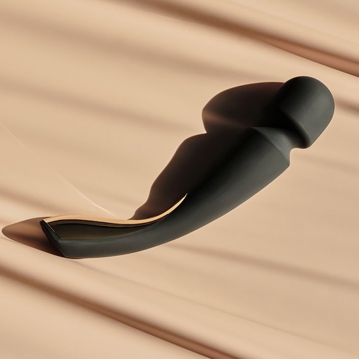 Lelo Smart Wand 2 Medium Black Orta Boy Çok Güçlü Masaj Aleti(KUTU HASARLI)