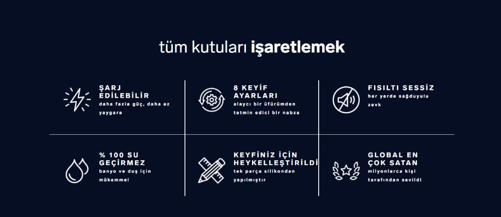 Lelo Sona 2 Cruise Black Klitoral Uyarıcı Teknolojik Vibratör