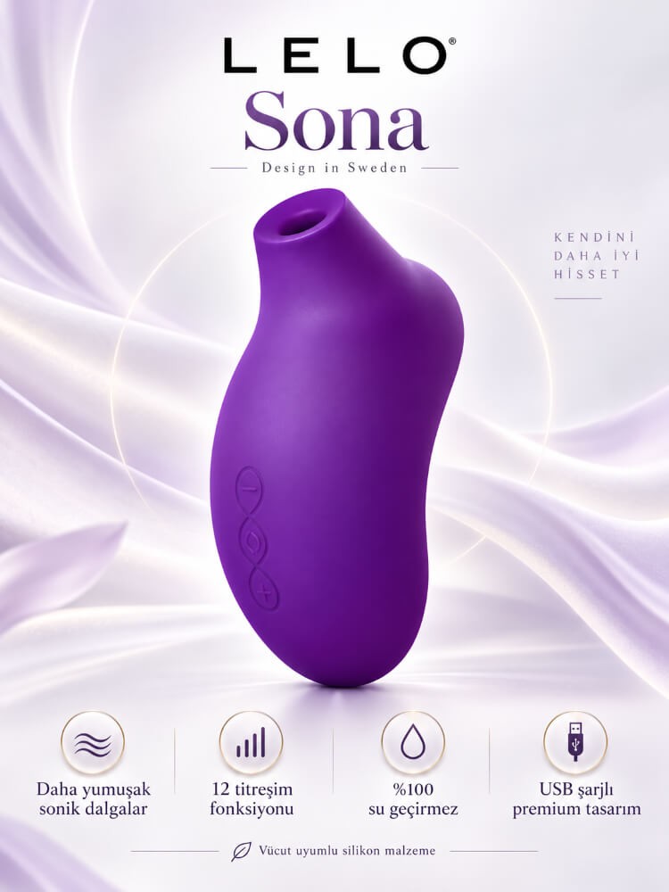Lelo Sona 2 Purple Klitoris Uyarıcı Teknolojik Vibratör