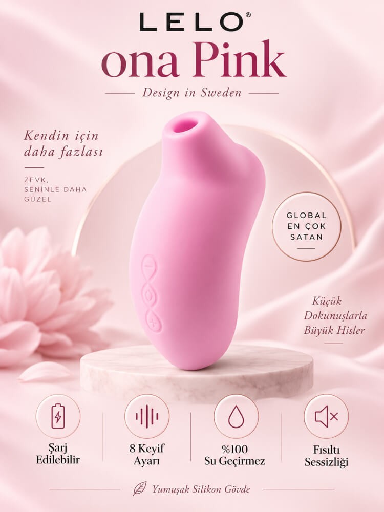 Lelo Sona Pink Klitoris Uyarıcı Masaj Vibratörü