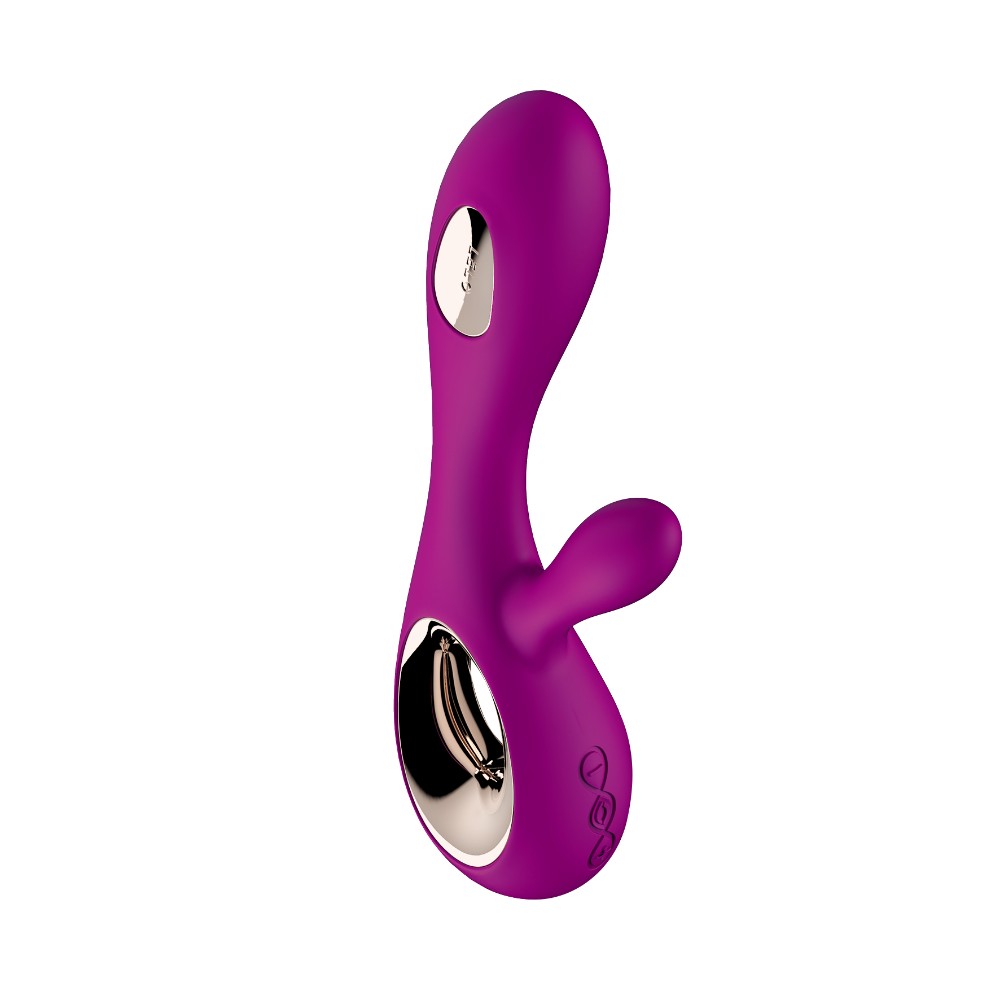 Lelo Soraya Wave Deep Rose G-Bölgesi & Klitoris Özel Rabbit Vibratör