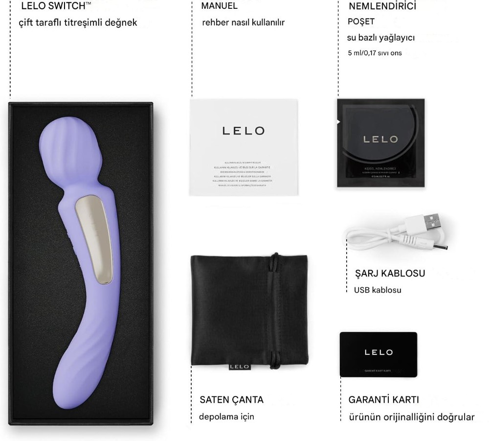 LELO Switch Lilac Masaj Vibratör