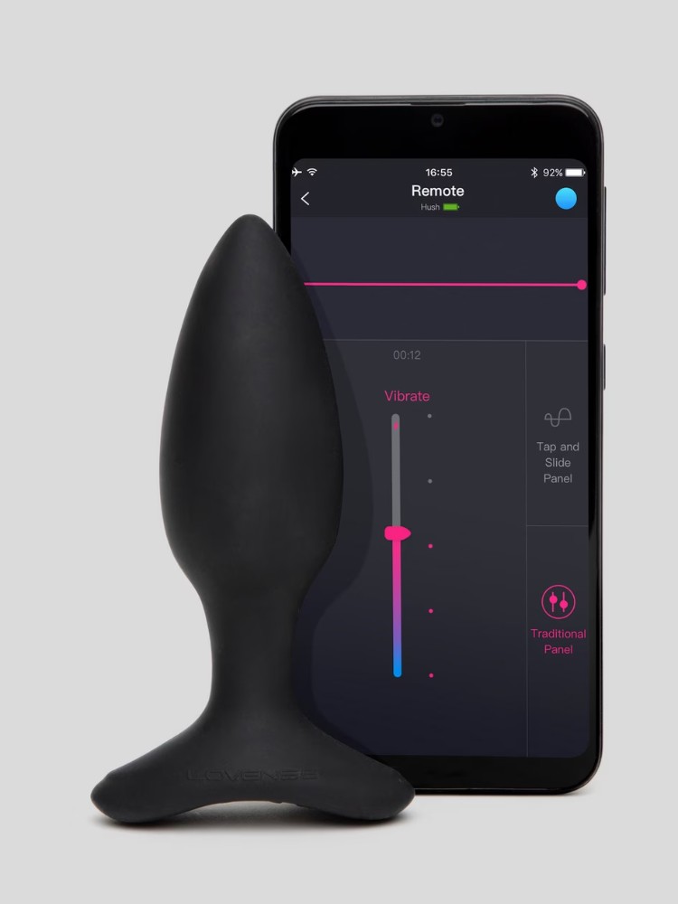 Lovense Hush 2 Akıllı Telefon Kontrollü 1.5 İnch Anal Plug