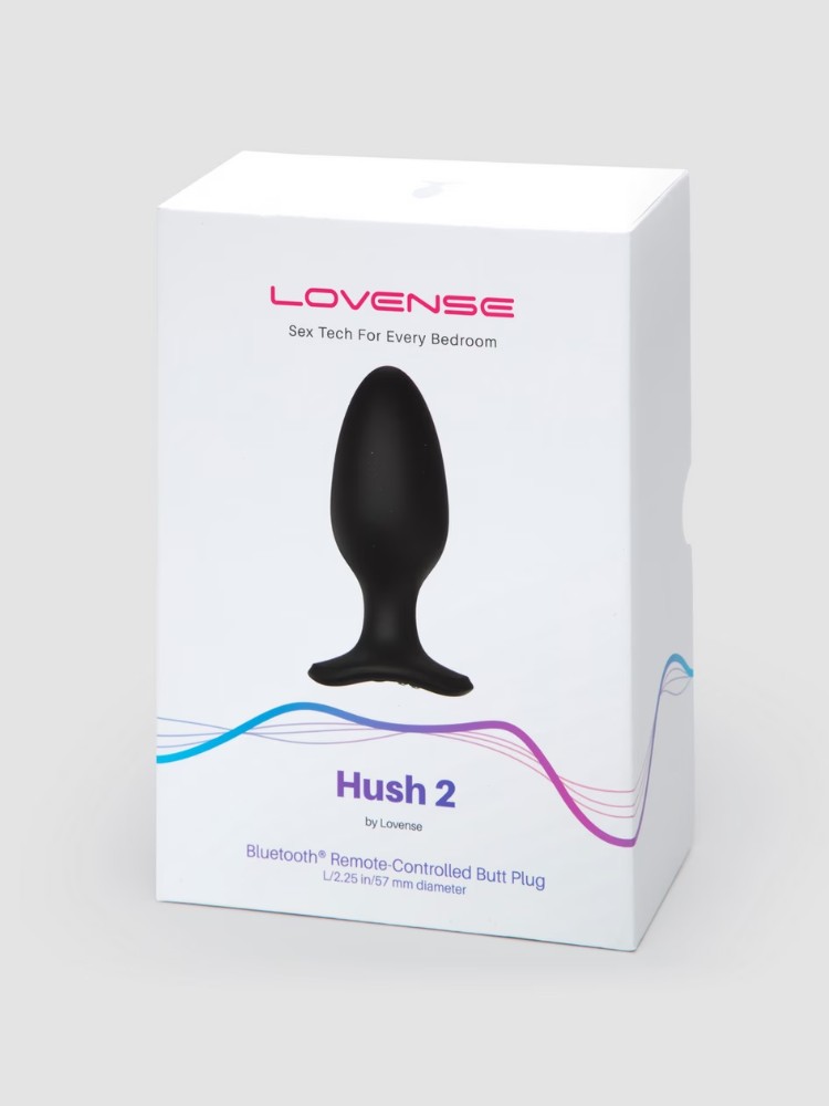 Lovense Hush 2 Akıllı Telefon Kontrollü 2.25 İnch Anal Plug