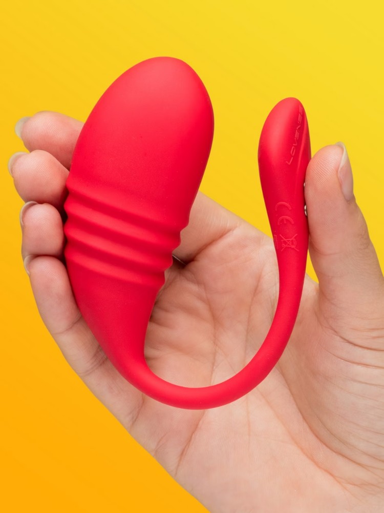 Lovense Vulse App-Controlleds Thrusting & Vibrating Egg Vibratör