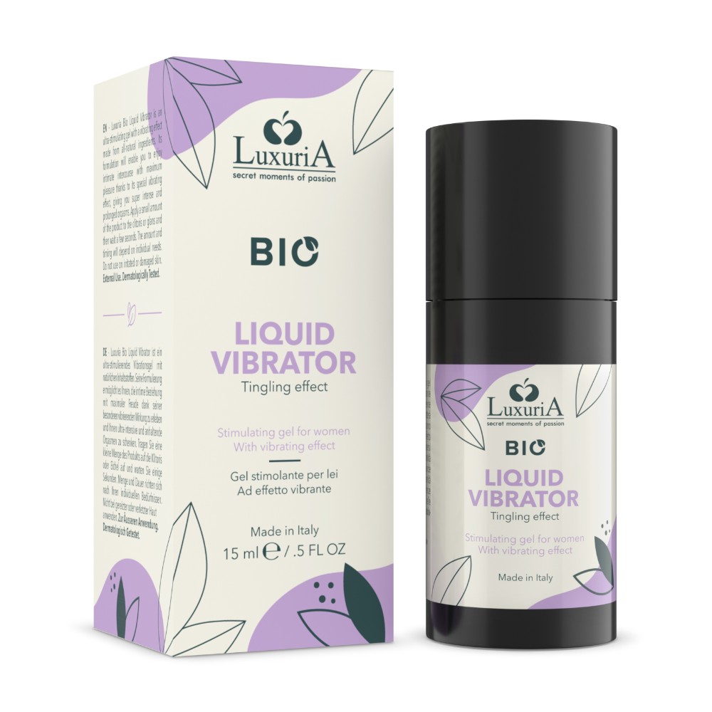 İntimateline Luxuria BIO Sıvı Vibratör 15 ml Kayganlaştırıcı Jel