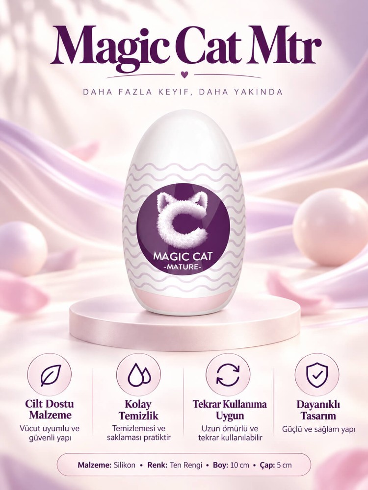 Magic Cat Mtr Utra Yumuşak Mastürbatör Vajina