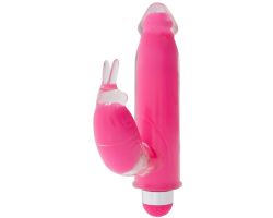 Funky Bunny Yumuşak Jel Dokulu G-Bölgesi ve Klitoris Uyarıcı Rabbit Vibratör 