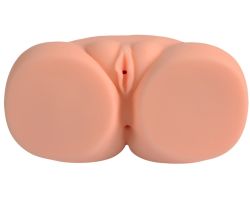 3D Big Beautiful Gerçekçi Yumuşak Dokulu Çift Girişli Kalça Mastürbatör