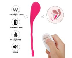Ruby 9 Modlu Titreşimli Kumandalı Giyilebilen Şarjlı Vibratör