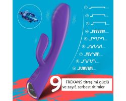 Alivior Güçlü Titreşimli G-Bölgesi ve Klitoris Özel Isıtmalı Vibratör