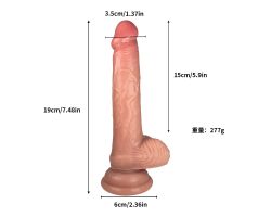 Damarlı 20 Cm Yumuşak Dokulu Realistik Penis