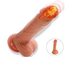 Bonilove Dean 22.5 Cm Uzaktan Kumandalı 6 Farklı Modlu Titreşimli Realistik Kemerli Penis