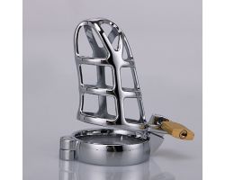 Bonilove Metal Chastity Cage Fetiş Kilitli Penis Kafesi