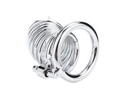 Bonilove Metal Chastity Cage Fetiş Kilitli Penis Kafesi