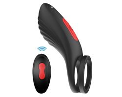 Coco Kumandalı 9 Titreşim Modlu Klitoris Uyarıcı Şarjlı Penis Halkası