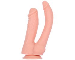 Damarlı 23 Cm Yumuşak Double Realistik Dildo