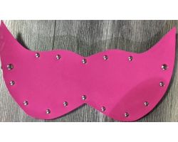 Deri Kapalı Fuşya Göz Maskesi