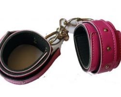 Deri Pembe El Kelepçesi