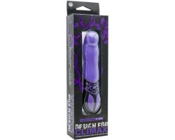 Design For Climax 10 Fonksiyonlu Led Işıklı Titreşimli Modern Mor Vibratör