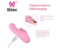 Dibe 7 Modlu Titreşimli G-Bölgesi ve Klitoris Uyarıcı Dil Hareketi Yapabilen Vibratör
