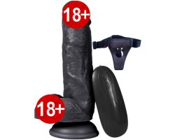 Dildo Series 15 Cm 10 Modlu Belden Bağlamalı Titreşimli Realistik Penis