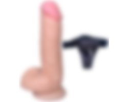 Dildo Series Kasdin 15 Cm Belden Bağlanmalı Realistik Dokuda Penis