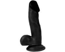 Dildo Series Siyah Cholas 17 Cm Belden Bağlamalı Realistik Penis