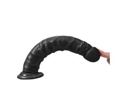 Dildo Series Siyah Iron 24 Cm Esnek Kemerli Realistik Penis Dildo