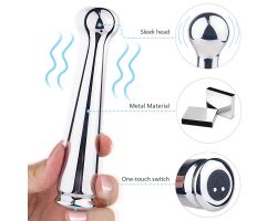 Dipsy G-Bölgesi ve Klitoris Uyarıcı 9 Modlu Titreşimli Şarjlı Metal Vibratör