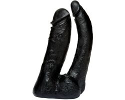 Doc Johson Code Black 6 İnch Double Siyah Realistik Penis Dildo
