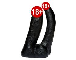 Doc Jonhson Doğal Çift Taraflı  Siyah Realistik Penis Made İn USA