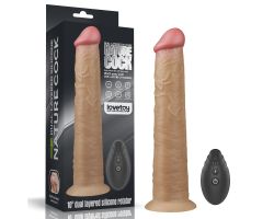 Dual Layer Platinyum 25 Cm Silikon Kumandalı Şarjlı Dönebilen Hareketli Titreşimli Penis