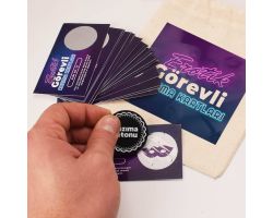 Erotik Görevli Kazı Kazan Kartları