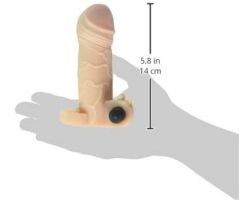 Fantasy X-Tensions Titreşimli Real Feel 1 Penis Kılıfı Made İn USA