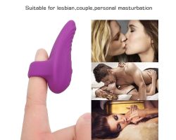 Finger Klitoris Özel Su Geçirmez Parmağa Takılabilen Mini Titreşimli Vibratör