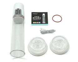 Free Space Çift Başlığa Sahip Usb Şarjlı Otomatik Penis Pompası