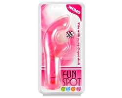 Fun Spot Jel Dokulu Klitoral Uyarıcılı G-Bölgesi Titreşimli Mor Vibratör