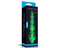 Glow-in-the-dark Twilight Gleam Glass Gece Parlayan Cam Dildo