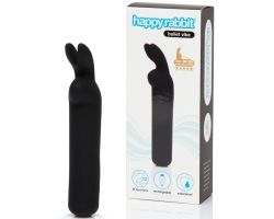 Happy Rabbit - Bullet Vibe Şarjlı Mini Siyah Vibratör