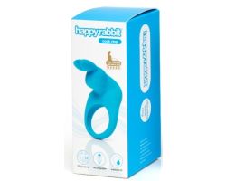Happy Rabbit - Cock Ring Klitoris Uyarıcı Titreşimli Mavi Penis Halkası
