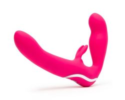 Happy Rabbit Strapless Strap-On Rabbit Pembe Vibratör