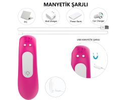 Heart 9 Fonksiyonlu Titreşimli Kumandalı G-Noktası ve Klitoris Vibratör