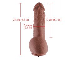 Hismith Sex Makineleri İçin Tasarlanmış 25 Cm Silikon Penis