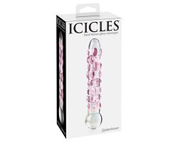 Icicles No. 7 Glass Dual Ended Cam Dildo