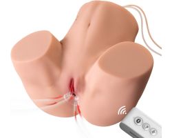 Ingrid Emiş Yapabilen Titreşimli Ve Uzaktan Kumandalı Realsitk Yarım Vücut Mastürbatör