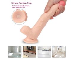 Jeff Swaying Uzaktan Kumandalı 10 Modlu Titreşimli 23 Cm Realistik Penis