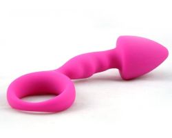 Kolay Tutulabilir Renkli Slikon Anal Plug