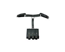 Komple Deri Fantezi Arkadan Bağlama Esaret Seti